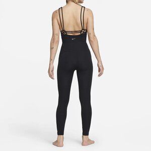 NWT Women’s Nike Training Yoga Luxe Dri Fit Jumpsuit in Black, size XL